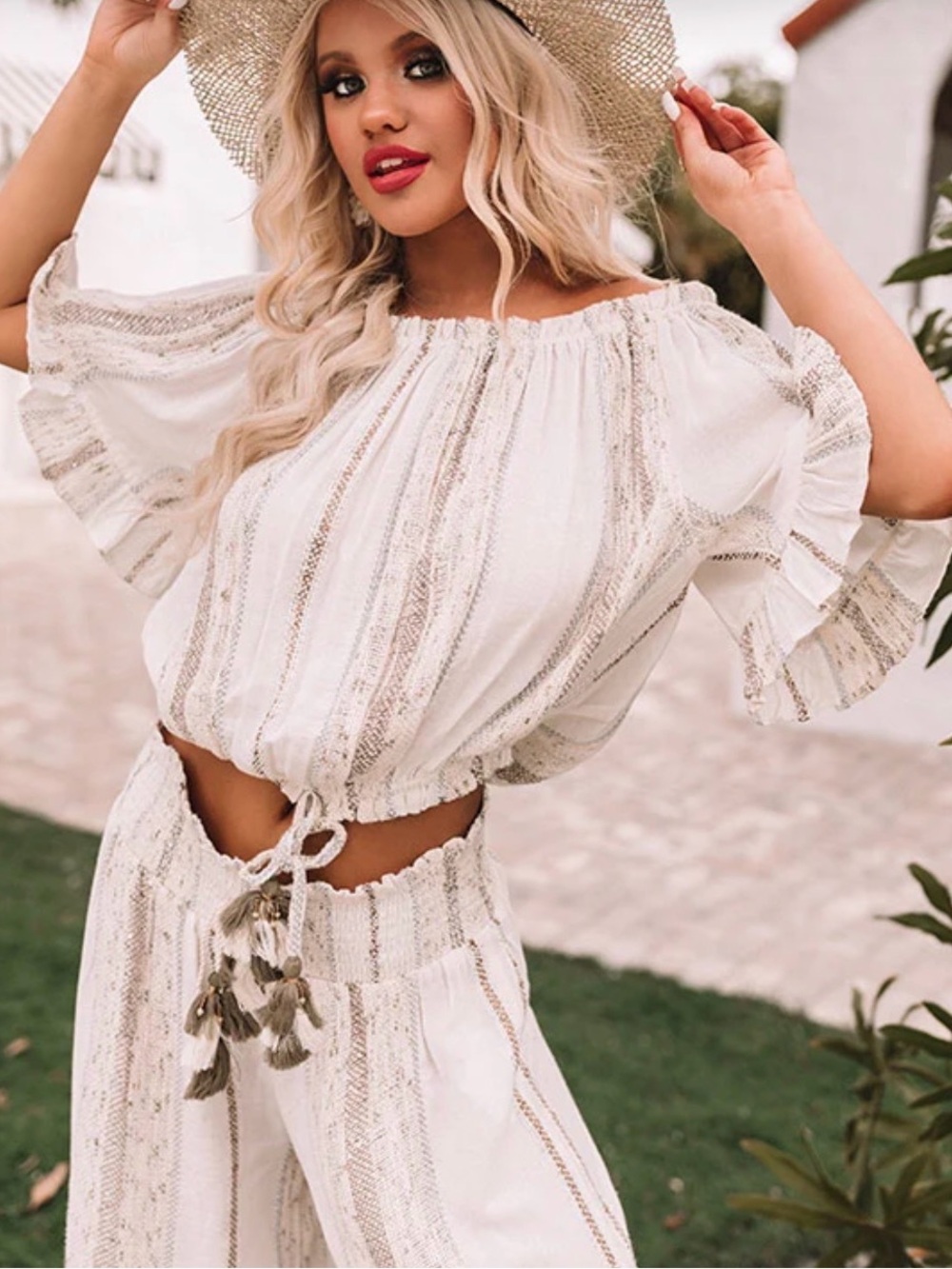Surf Gypsy Headed to the Hamptons crop top SM